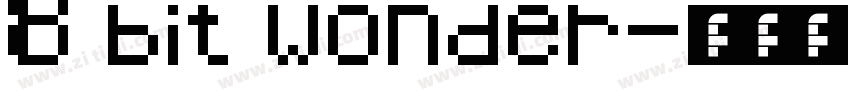 8 bit wonder字体转换